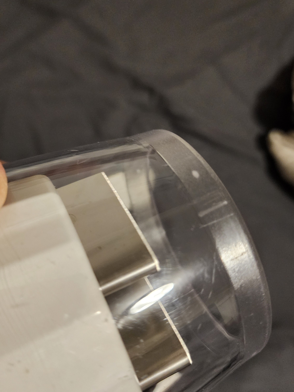 Pampered Chef Manual Food Chopper - White & Gray - Picture 6 of 9